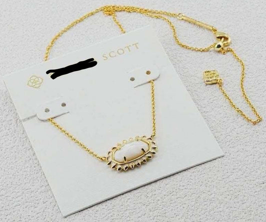 KS classic white necklace