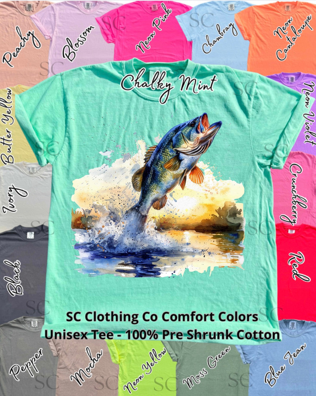 Lake Day Catch Comfort Colors Tee