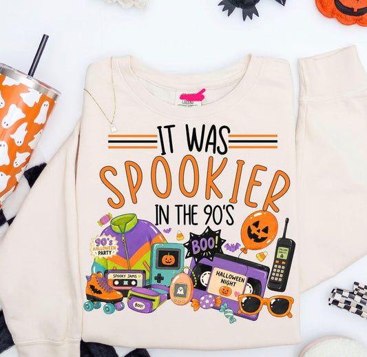 It was Spookier in the 90s Pullover