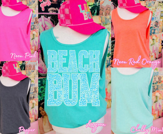 Beach Bum Leopard TANK
