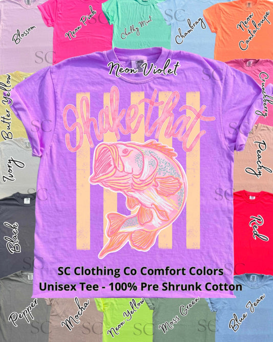 Shake that Bass Comfort Colors Tee