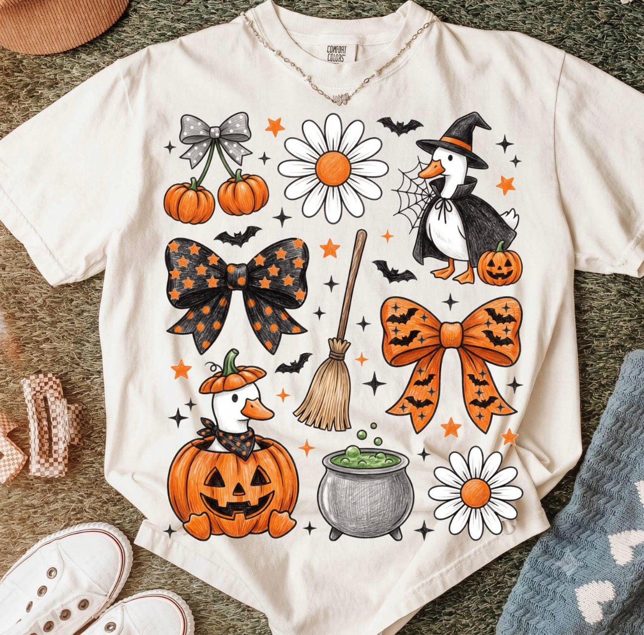 Goose Halloween  Comfort Colors Tee