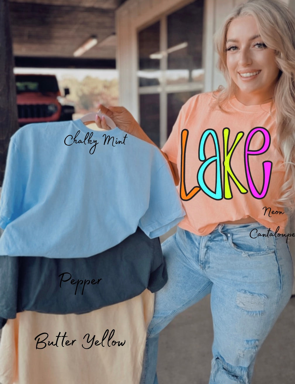 LAKE Boxy Comfort Color Tee
