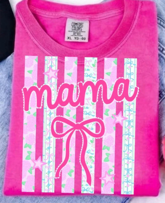 Mama Floral Coquette Comfort Colors Tee