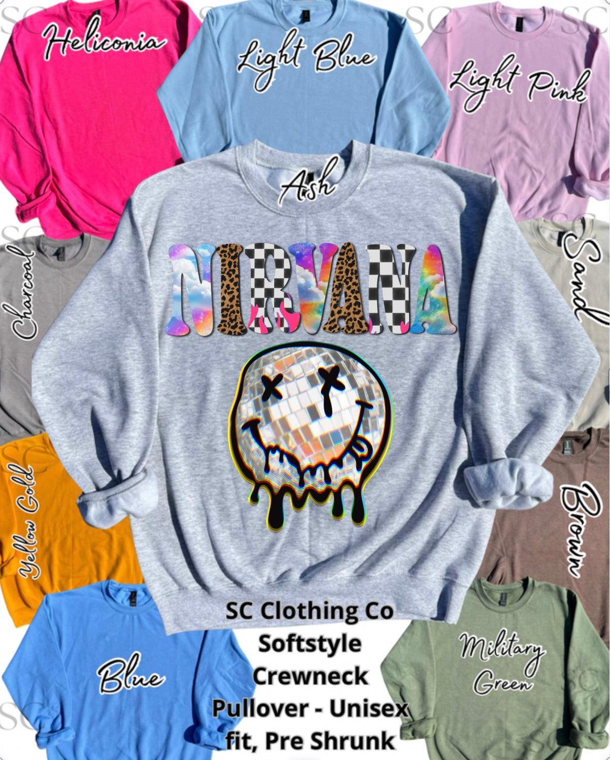 Band Smiley Pullover