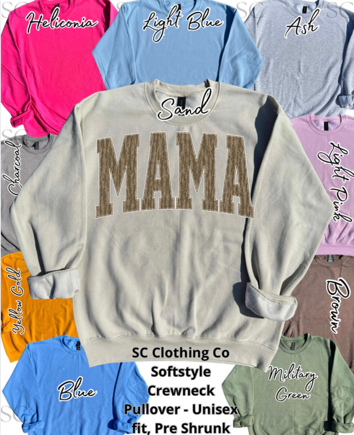 SC Exclusive River Bark Camo MAMA Pullover