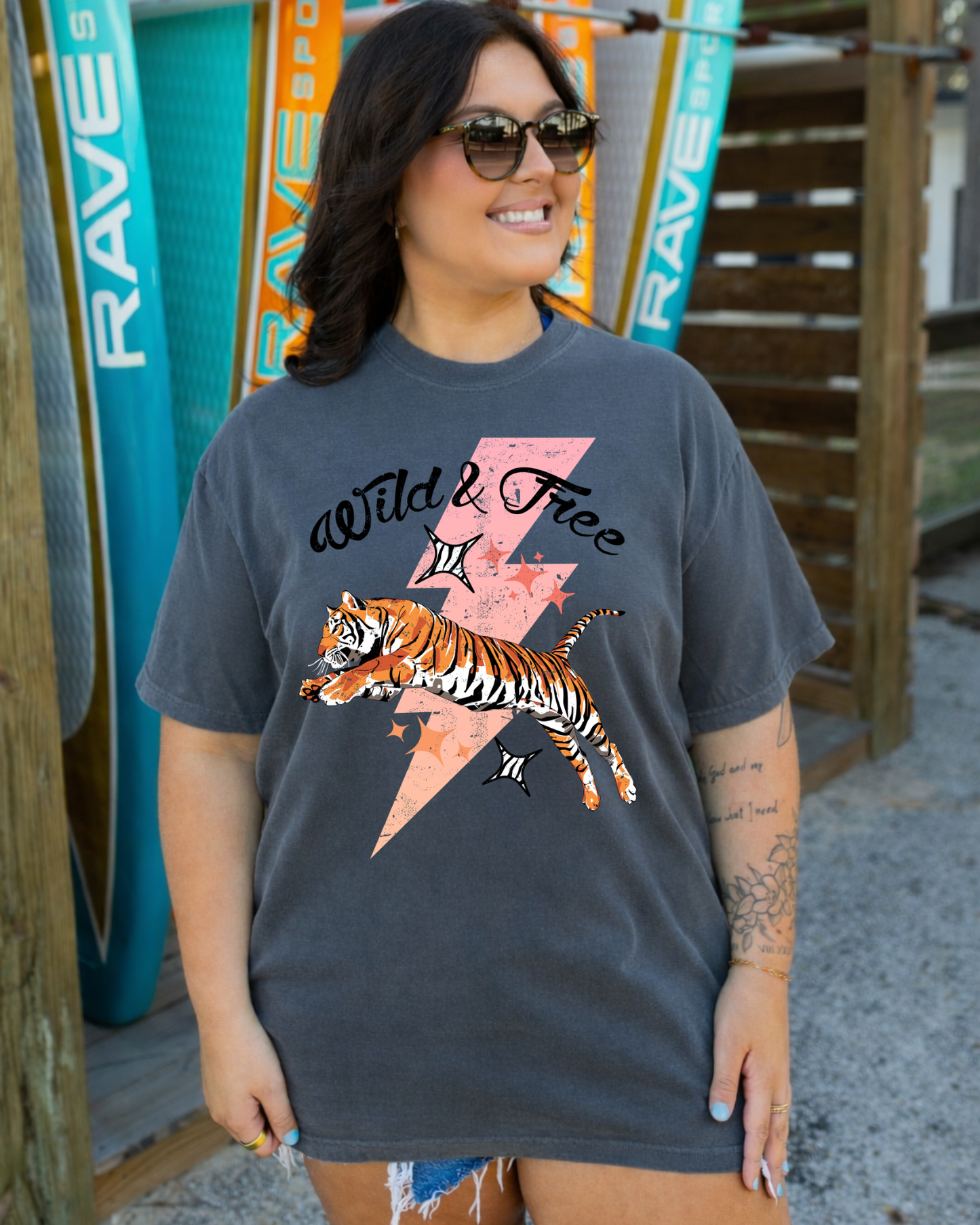 Wild & Free Comfort Colors Tee