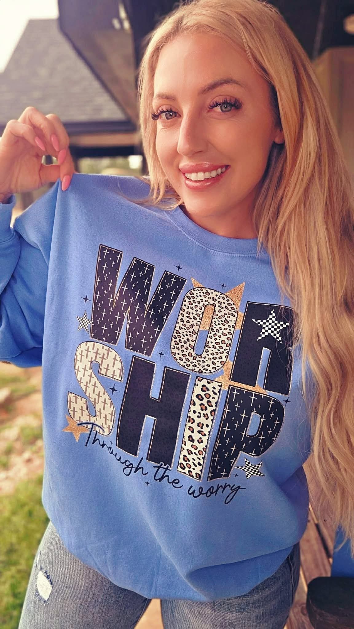 Worship Through the Worry Pullover