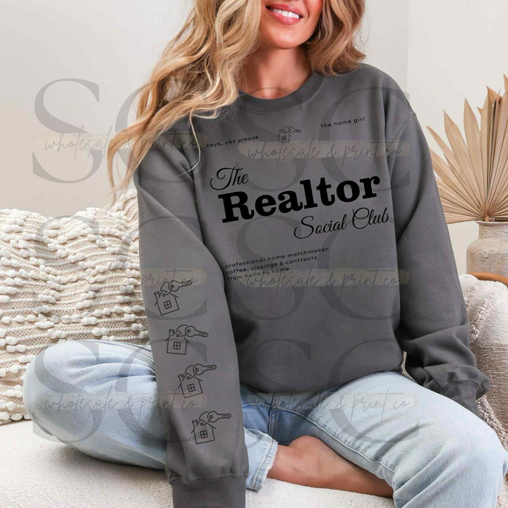 Realtor Social Club Pullover ANY COLOR