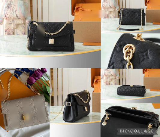 Vee leather cross