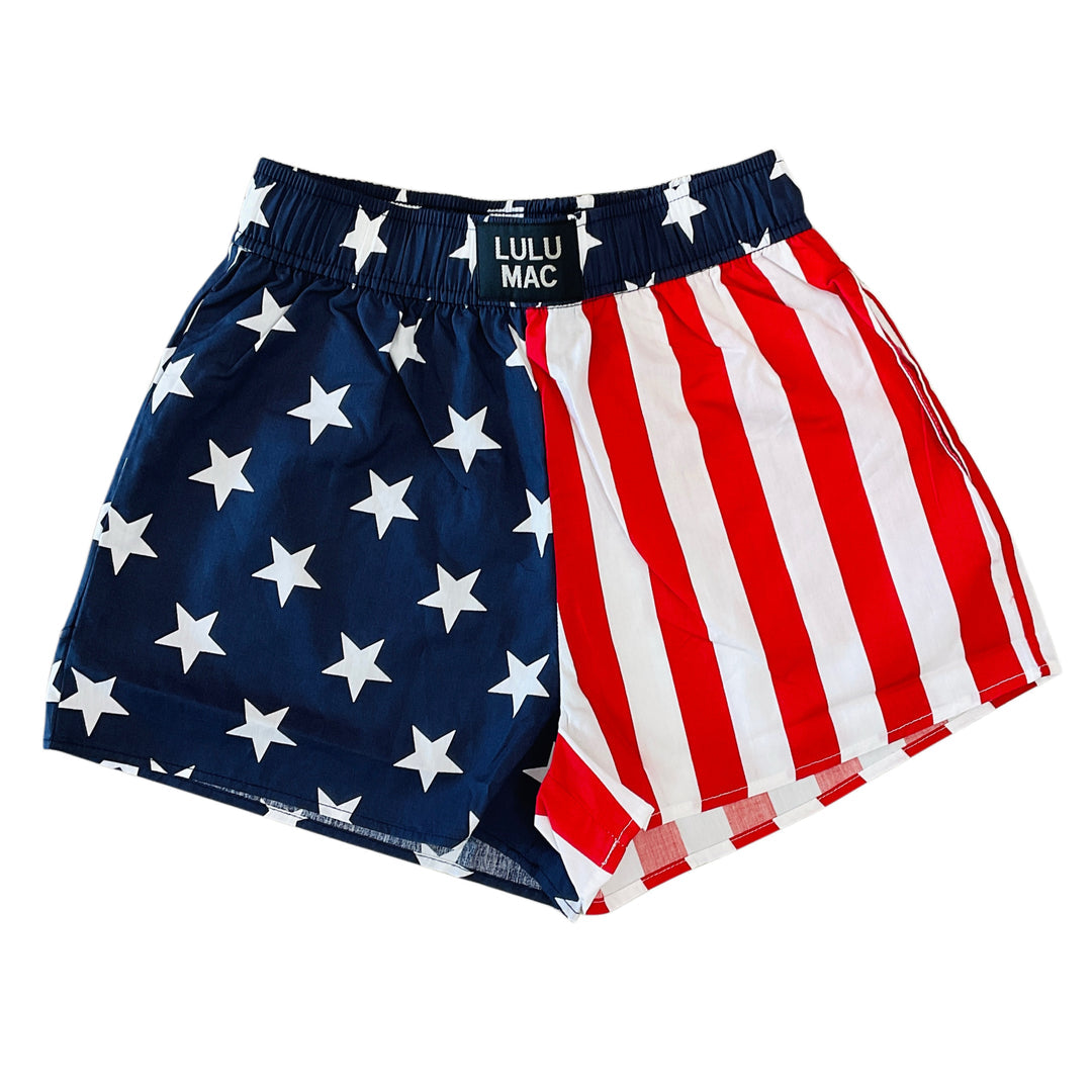 American Flag LULU MAC Boxer Shorts