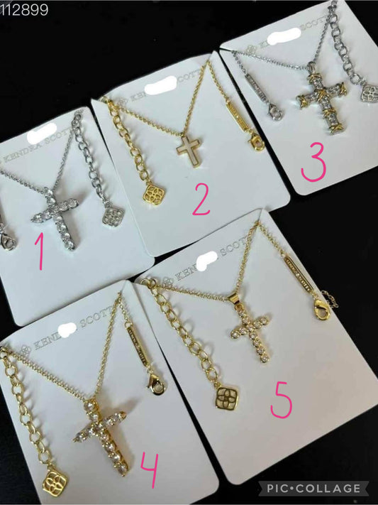 KS necklace cross