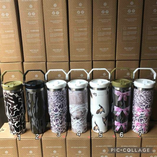 Stan Camo with built in straw Tumbler