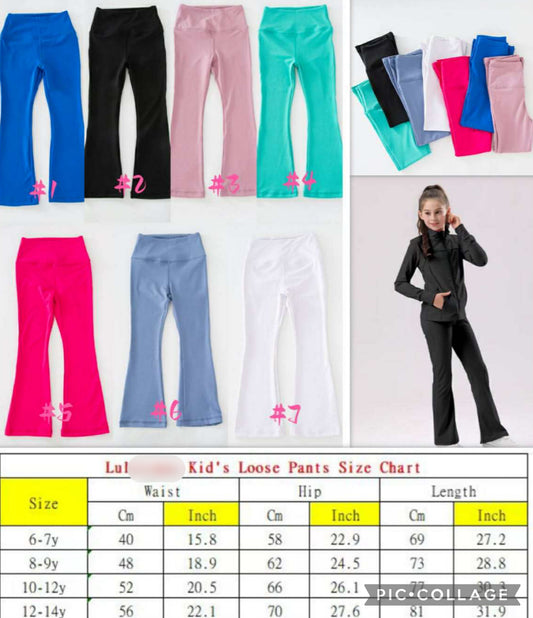 Lu kids flare pants