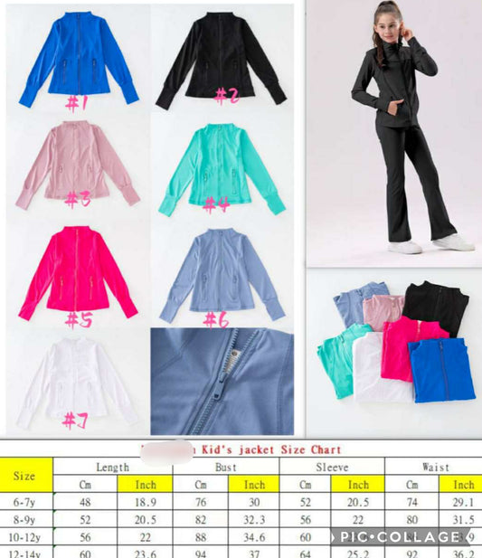 Lu kids zip jacket