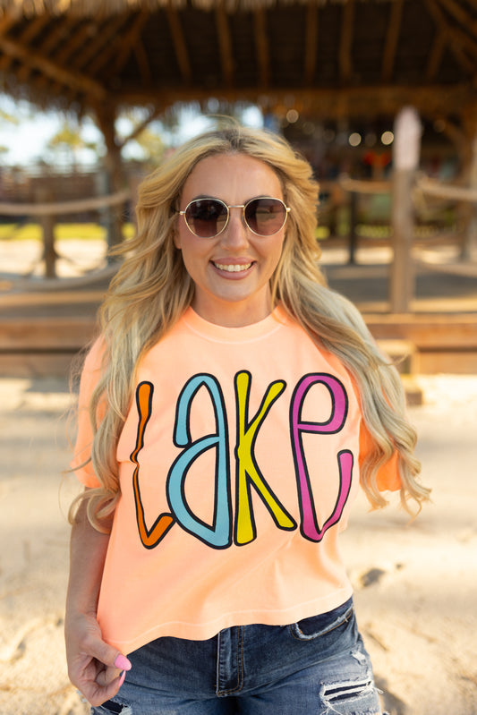 LAKE Boxy Comfort Color Tee