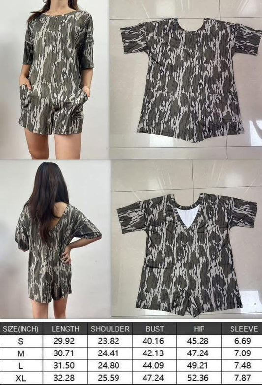 Camo Romper