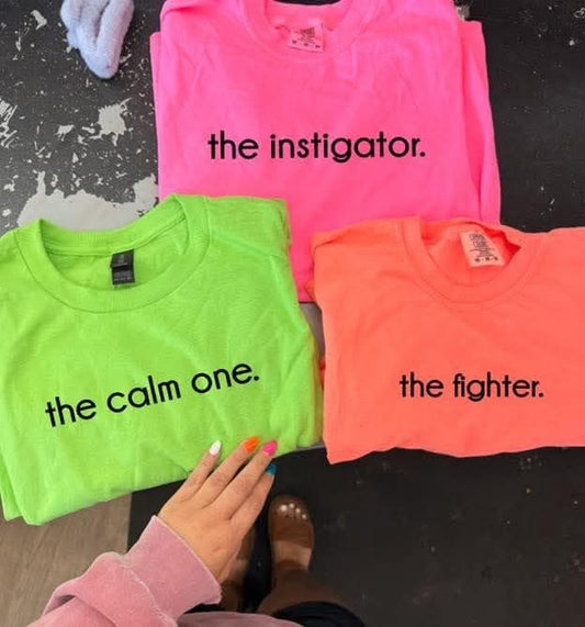 Simple wording custom tee