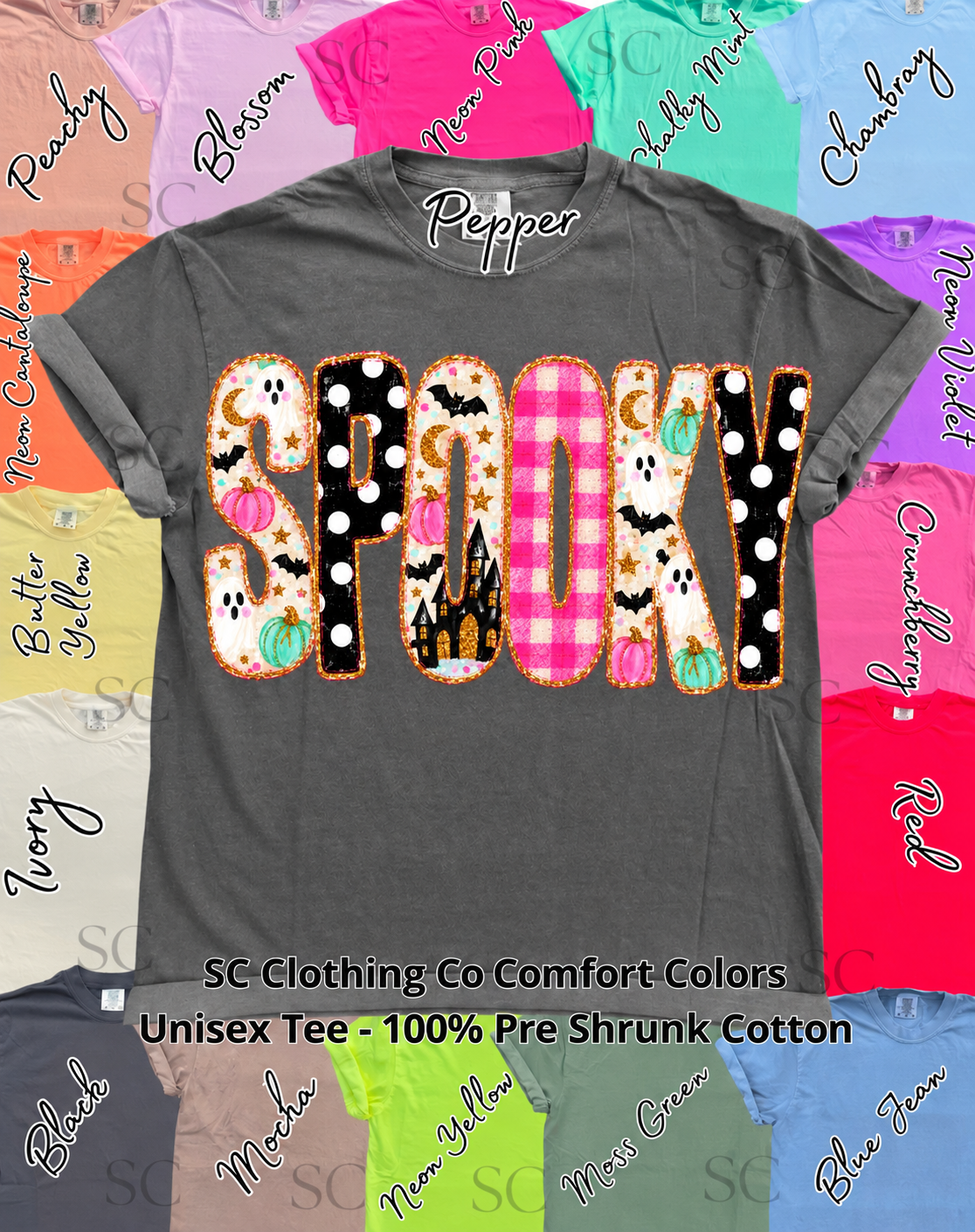 Spooky Comfort Colors Tee