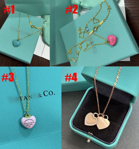 T&C  heart necklace
