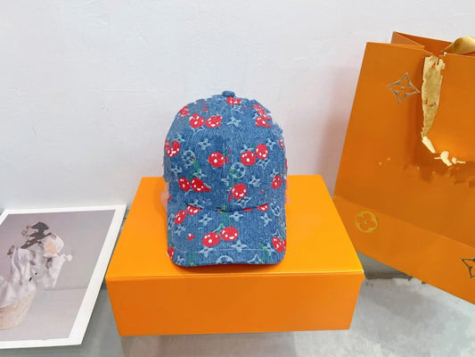 Denim vee cap {item 242}