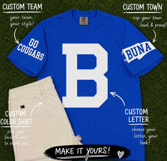 <<CUSTOM>> GAME DAY LETTER SC Exclusive Tee