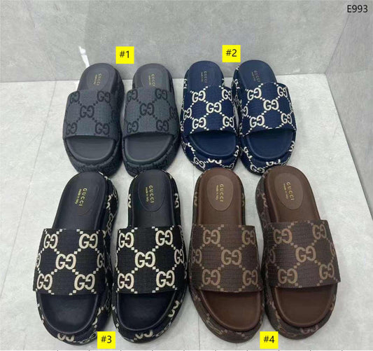 Double g platform sandal
