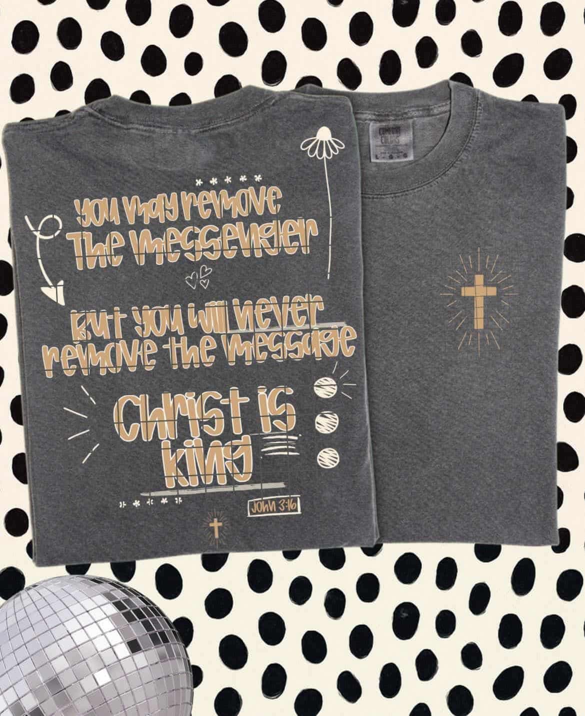 Christ is King Comfort Color Tee