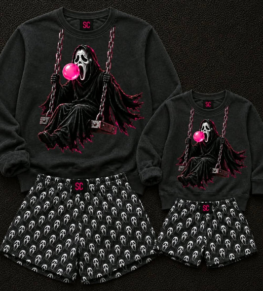 Ghost Face PG VERSION *bubble* Pullover Youth & Adult