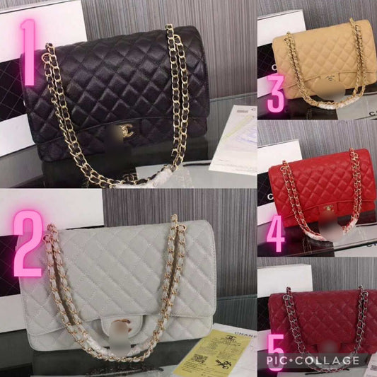 Double C quilted crossbody