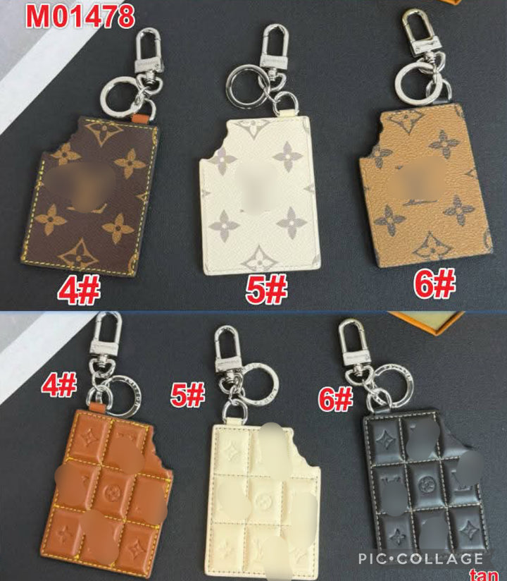 Chocolate Bar Vee Keychain