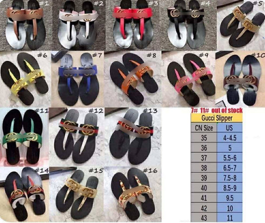 Double g sandals 1-12