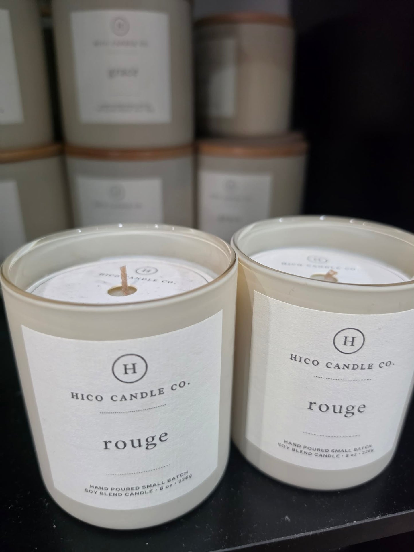 R candle 8oz