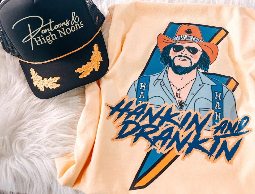 Hankin & drankin ADULT TEE OR PULLOVER