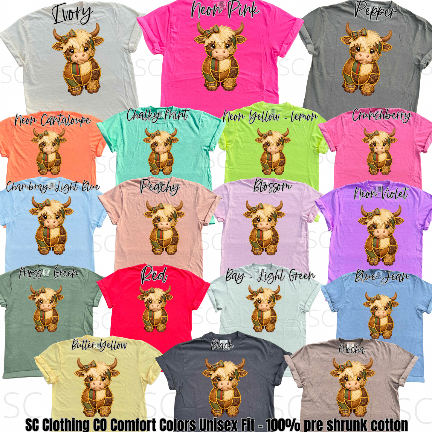 High Class Highland Cow Tee