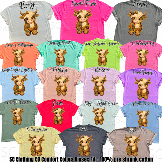 High Class Highland Cow Tee