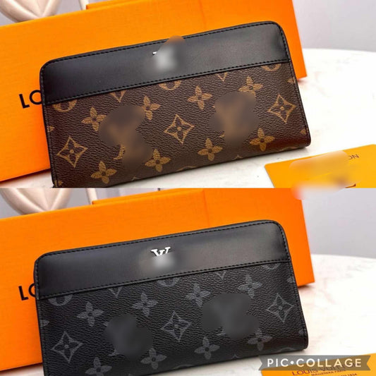 Single zip wallet