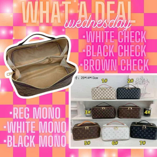 What a deal shower bag makeup bag