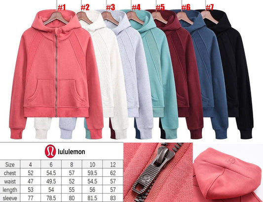 Lu zip full length jacket