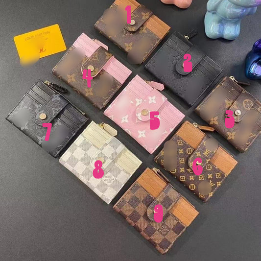 One button card holder