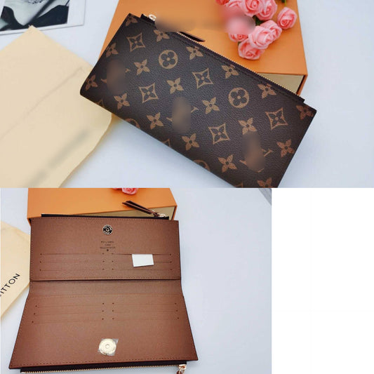 One button card holder wallet