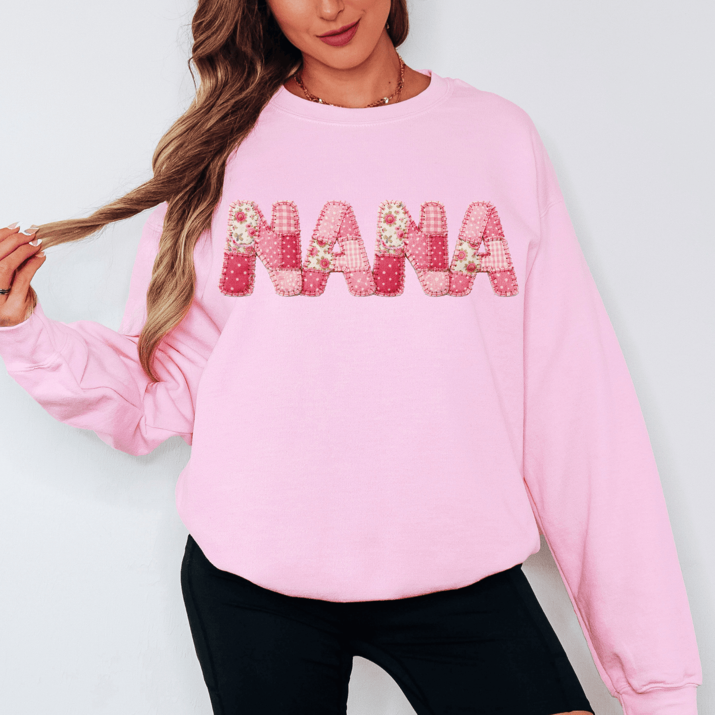“Nana” Patchwork Pullover