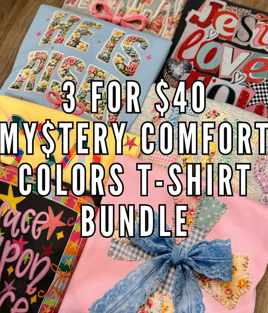 Christian/Religious My$tery Comfort Colors T-Shirt Bundle