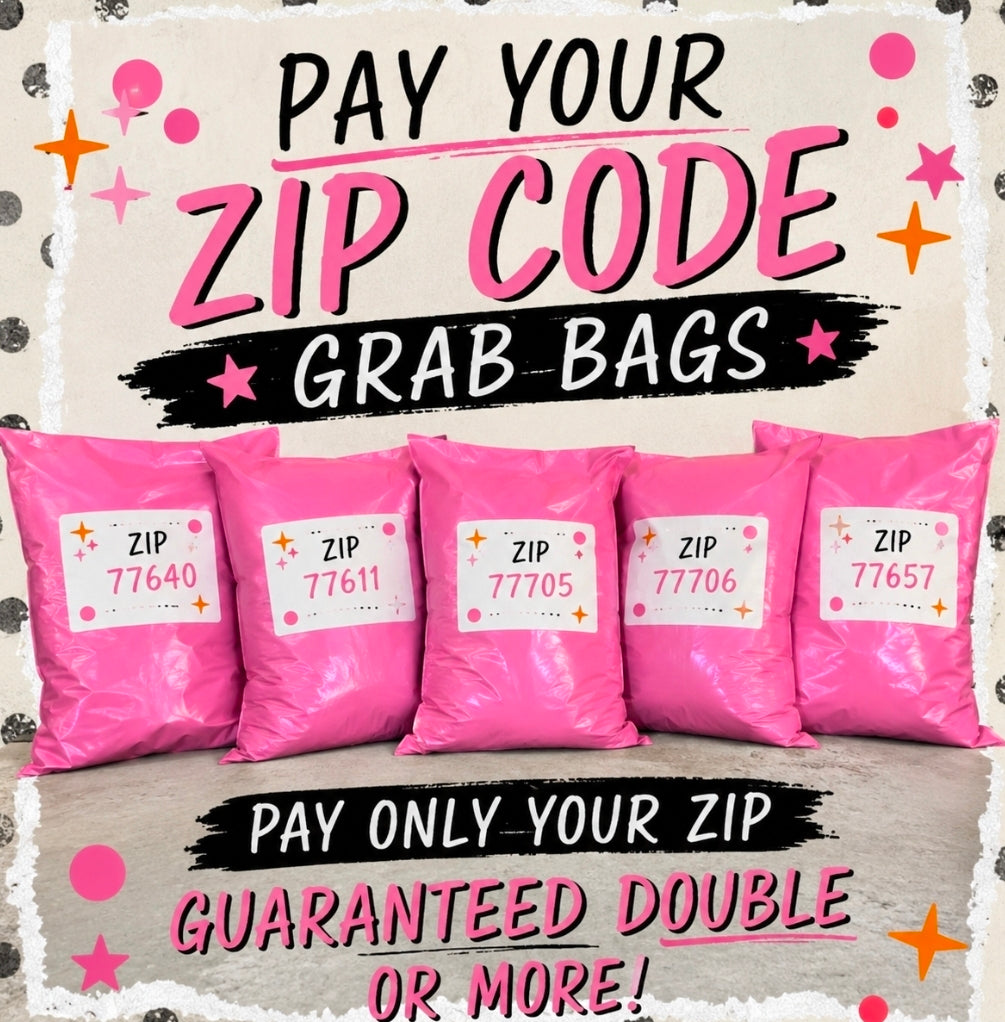 Zip Code Grab Bag *dollar amount must match the total of your SHIPPING zip code added together* [[Read the description]]