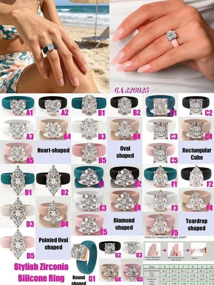 Kellie Silicone Ring  {jewelry+sunglasses thread #125}