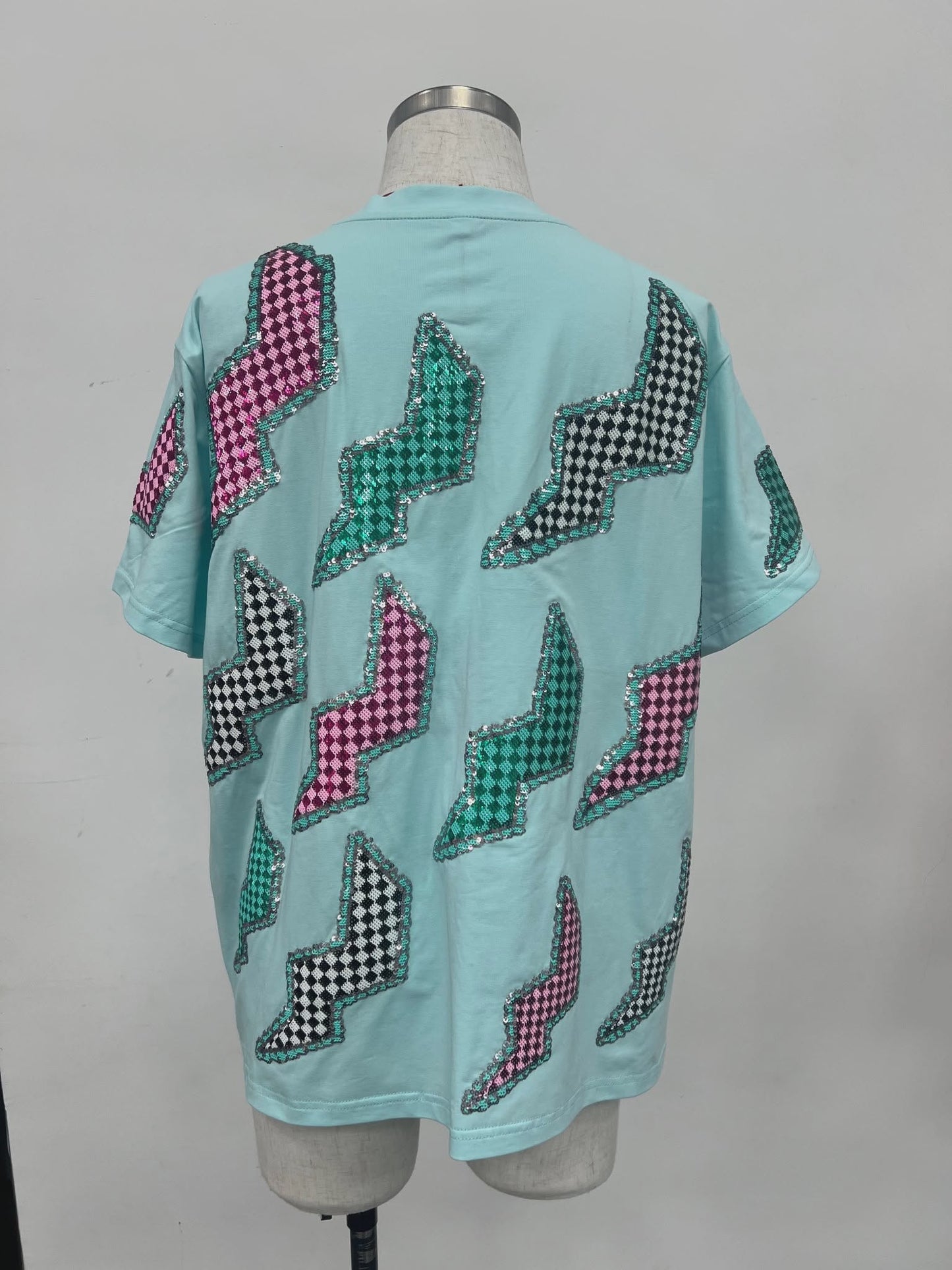 Thunder Struck Sequin Top by SC [[custom]] IN STOCK